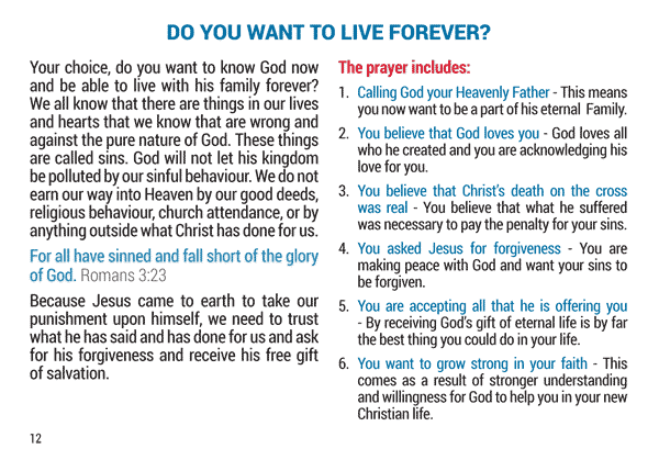 Do you want to live forever?